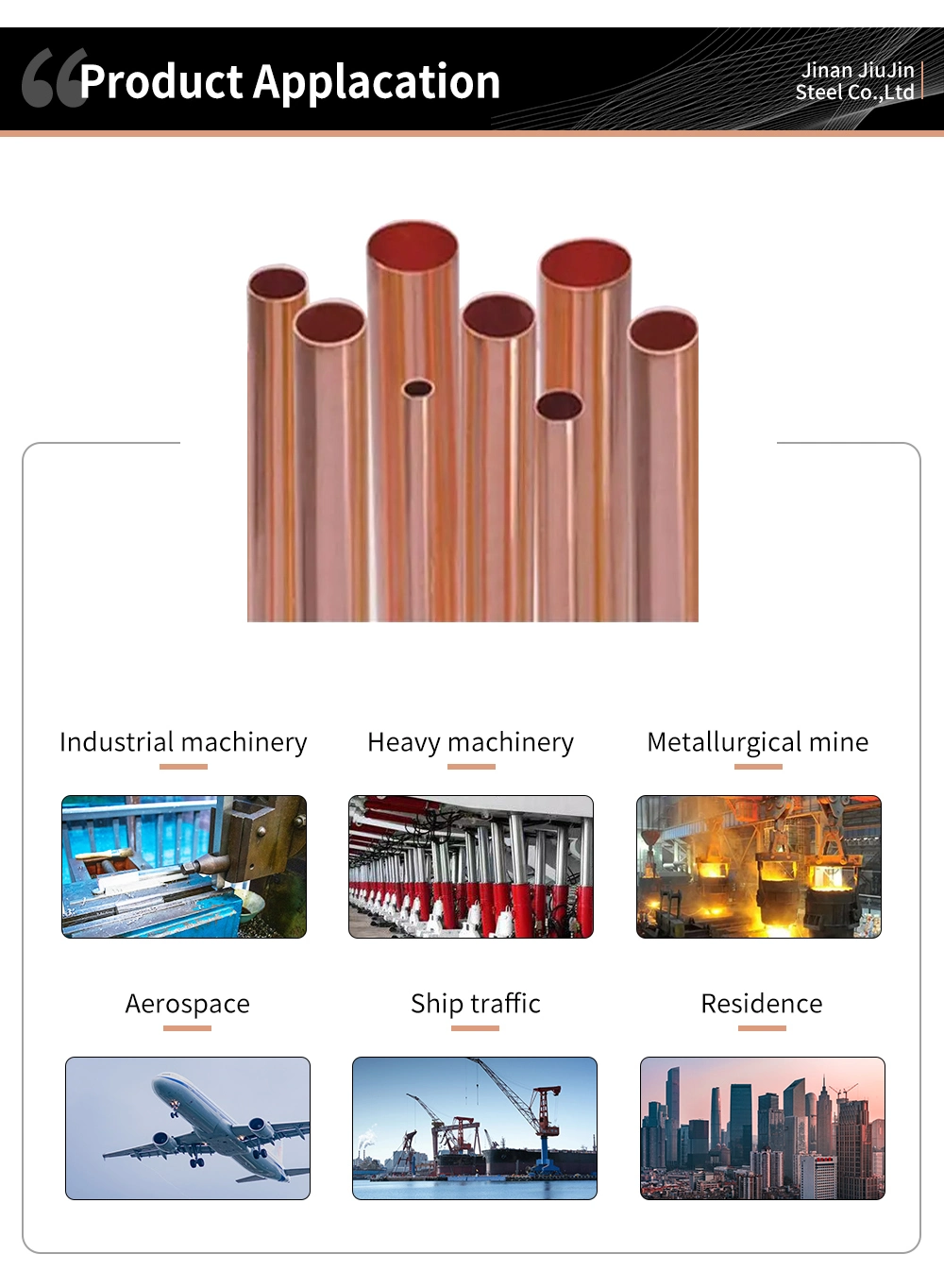 Straight Copper Tube Customized Non-Alloy Copper Round Tube